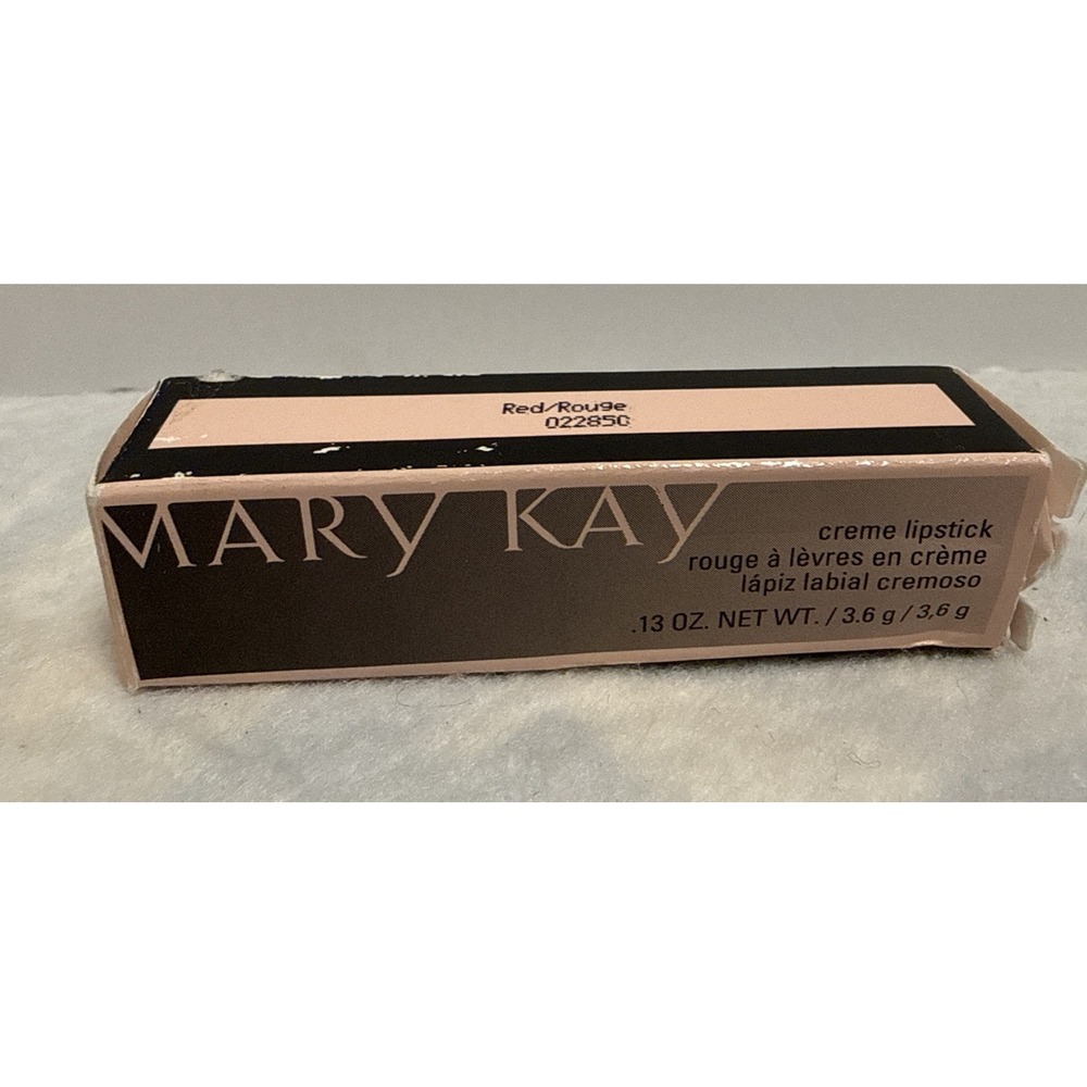 Mary Kay Crème Lipstick Red Rouge # 022850 Discontinued - New in Box